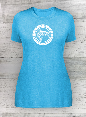 WOMEN’S PERFECT TRI ® TEE - CIRCLE SERIES - Walleye Catfish Crappie Bass