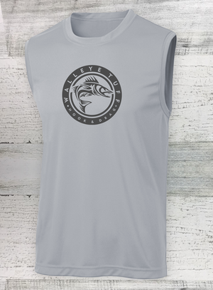 Walleye Tuff -Sleeveless - Circle Series - PosiCharge® Competitor™ Tee- Walleye Shirt