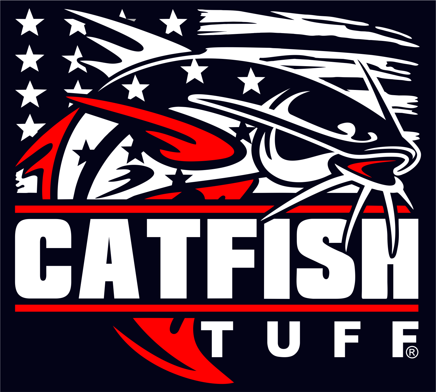 Catfish Tuff - Patriot 5 x 4.5 Decal