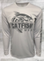 Catfish Tuff - Catfish Shirt - UV Performance Long Sleeve Tee Silver