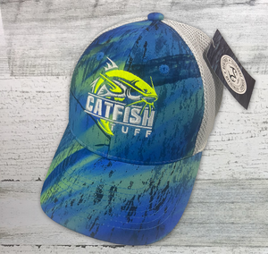 Catfish Tuff - Performance Camo Mesh-Back Cap - Fishing Hat